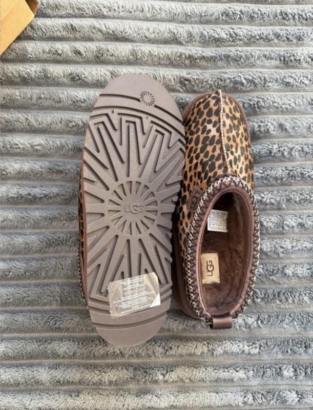 UGG Tazz Leopard Burnt Cedar Marron Hickory - 39 2