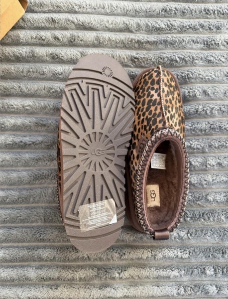 UGG Tazz Leopard Burnt Cedar Marron Hickory - 39