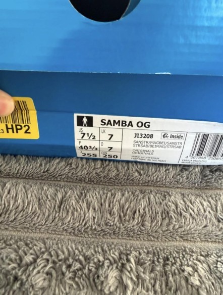 adidas samba og beige creme cream camel - 40,5
