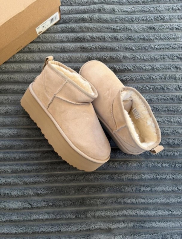 UGG Classic Ultra Mini Platform Boot Sand Beige - 40