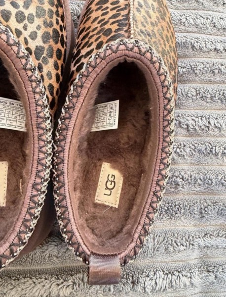 UGG Tazz Leopard Burnt Cedar Marron Hickory - 39