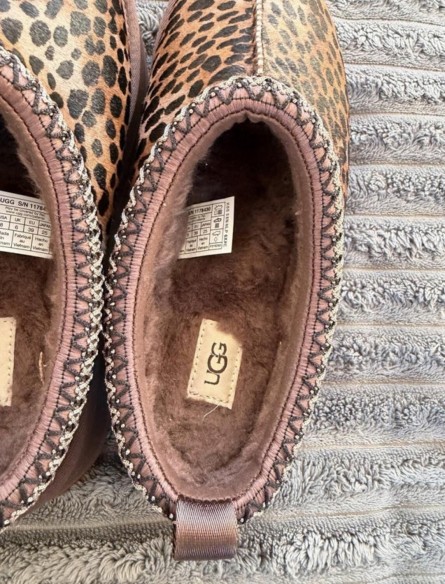 UGG Tazz Leopard Burnt Cedar Marron Hickory - 39