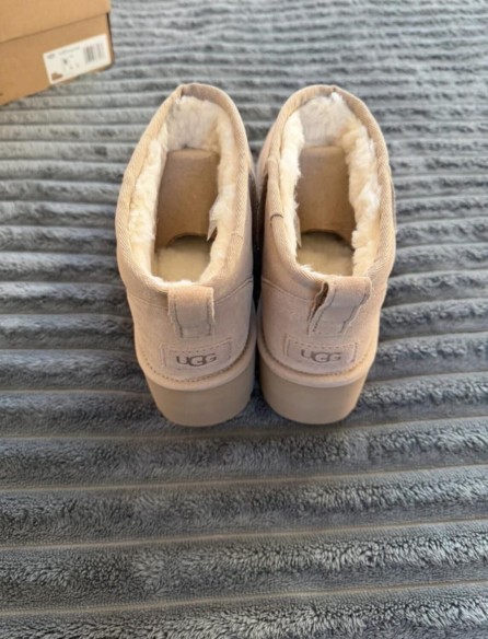 UGG Classic Ultra Mini Platform Boot Sand Beige - 40