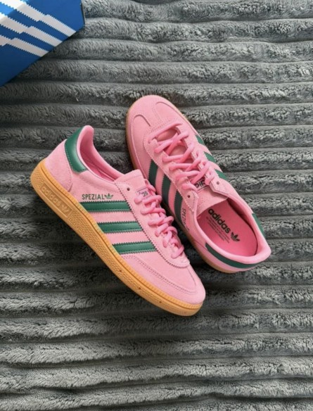 adidas handball rose pink green vert foncé - 38