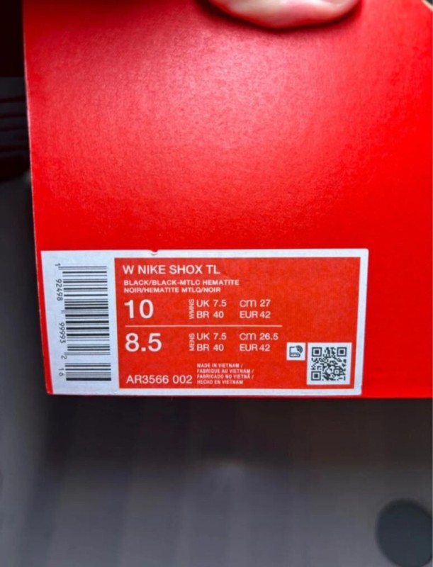 Nike Shox TL black taille 42 2