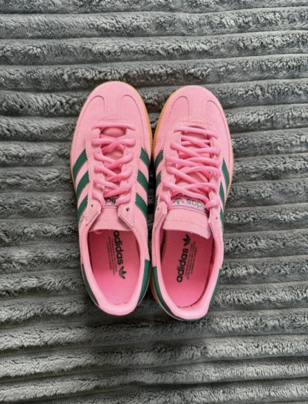 adidas handball rose pink green vert foncé - 38