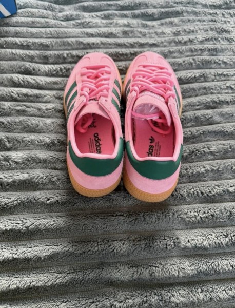 adidas handball rose pink green vert foncé - 38