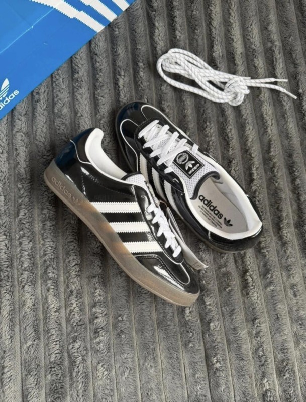 adidas gazelle indoor black noir parthen vernis - 40,5