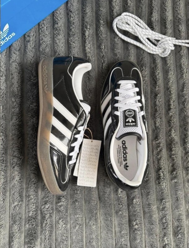 adidas gazelle indoor black noir parthen vernis - 40,5 2