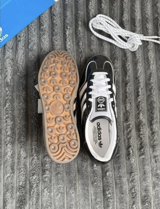 adidas gazelle indoor black noir parthen vernis - 40,5 2