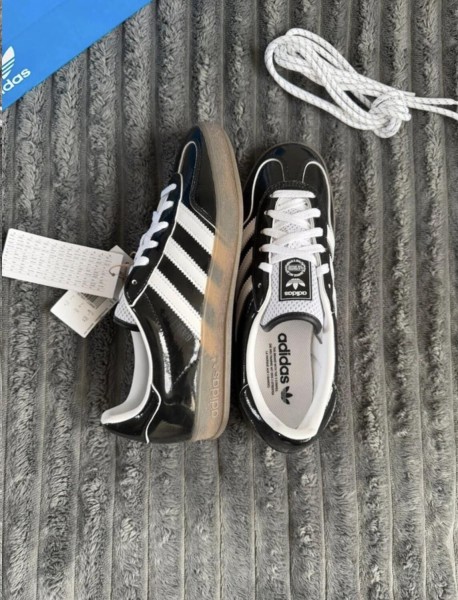 adidas gazelle indoor black noir parthen vernis - 40,5