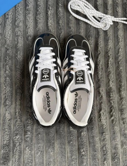 adidas gazelle indoor black noir parthen vernis - 40,5