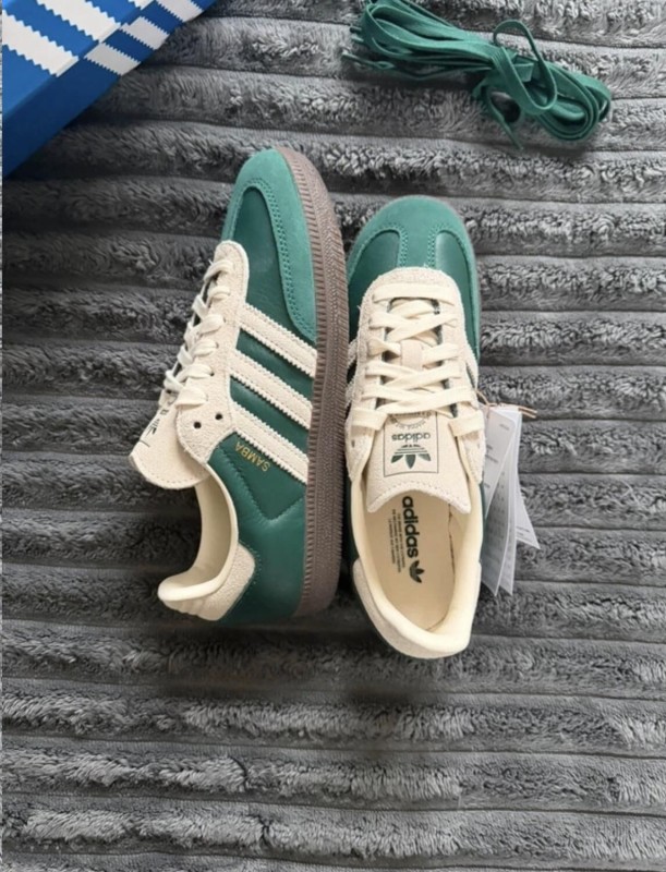 adidas samba og dark tent green creme beige - 38 2