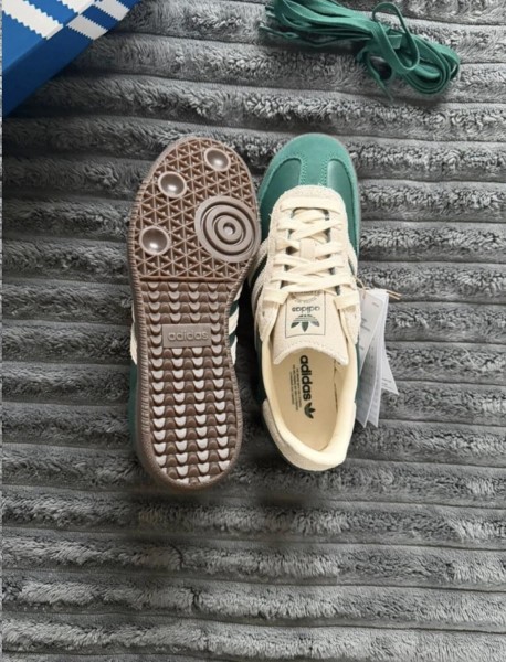 adidas samba og dark tent green creme beige - 38