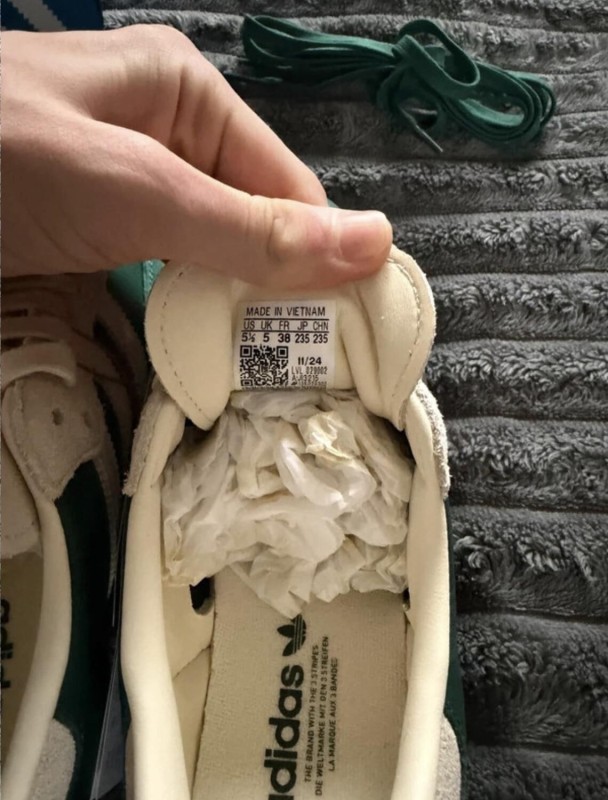 adidas samba og dark tent green creme beige - 38 2