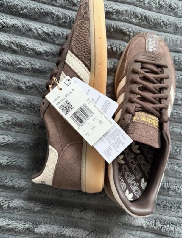 adidas handball spezial brown cream beige chalk off white - 40,5 2