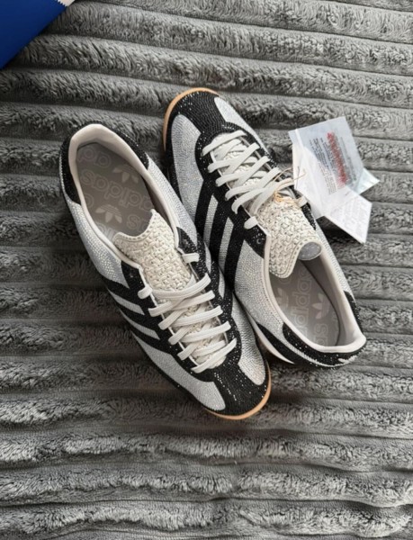 adidas Sl 72 OG Rhinestone Grey Black Gris Argenté - 36,5