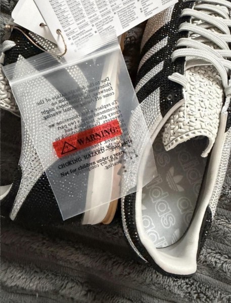 adidas SL 72 OG Rhinestone grey black gris argenté - 38,5