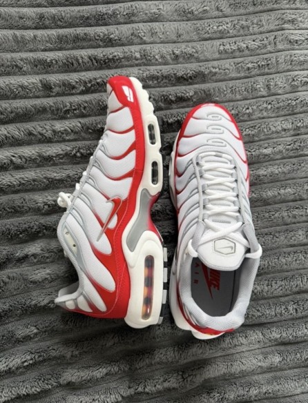 Nike Air Max Plus TN Grey Red Rouge Gris - 42,5
