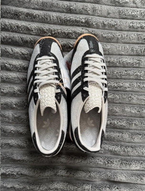 adidas Sl 72 OG Rhinestone Grey Black Gris Argenté - 36,5 2