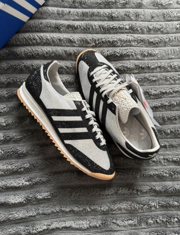 adidas SL 72 OG rhinestone grey black gris argenté - 38