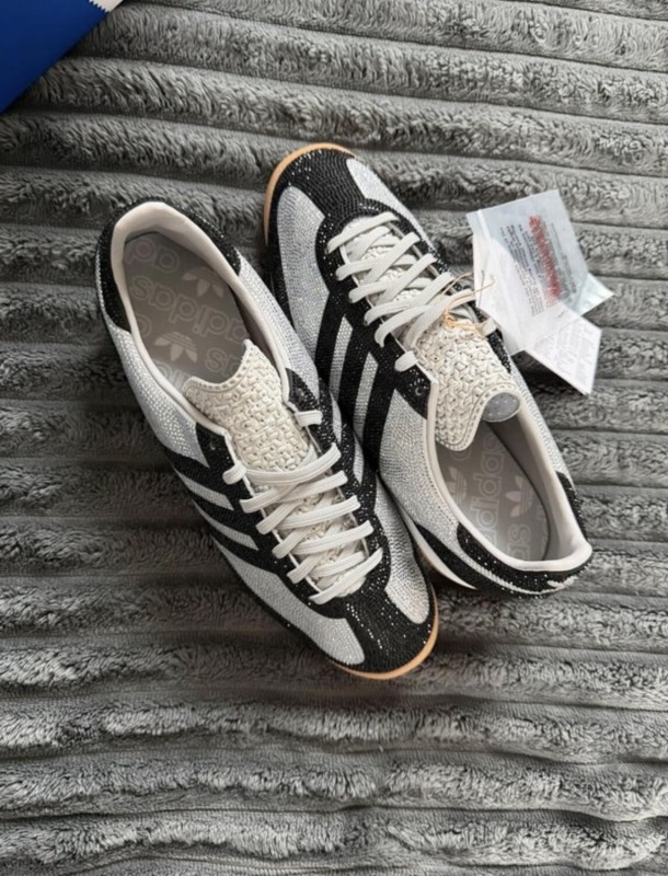 adidas SL 72 OG rhinestone grey black gris argenté - 38 2