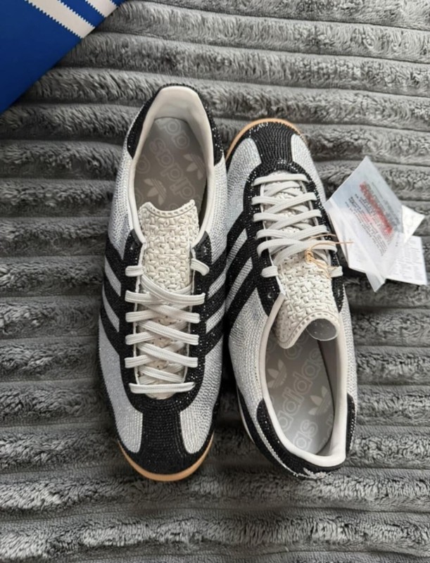 adidas SL 72 OG rhinestone grey black gris argenté - 38 2
