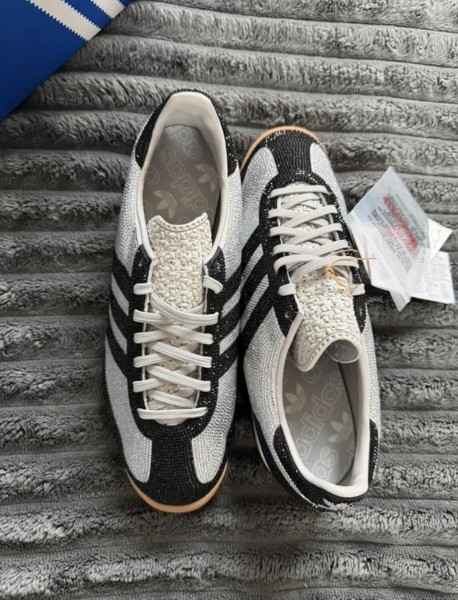 adidas SL 72 OG rhinestone grey black gris argenté - 38
