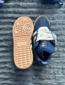 adidas samba xlg navy bleu marine beige jean - 39,5
