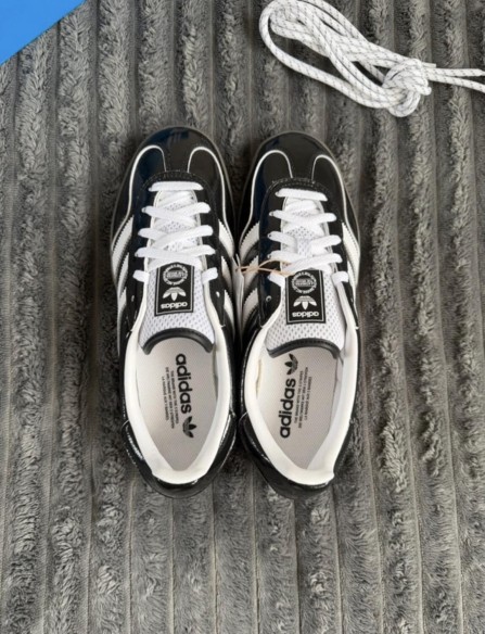 adidas gazelle indoor black noir parthen vernis - 36,5