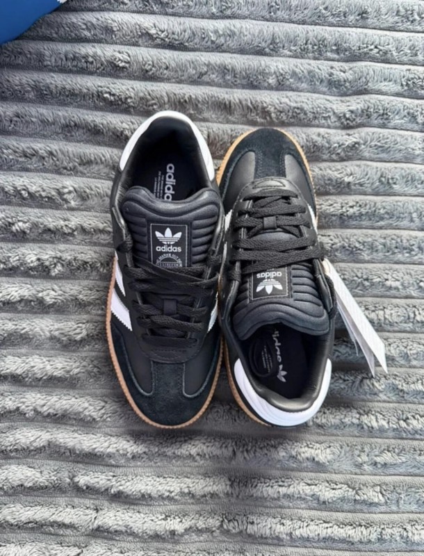 adidas samba xlg off white black gum noir et blanc - 38 2