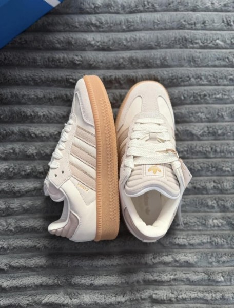 adidas samba xlg off white magic clay brown beige chalky - 36,5