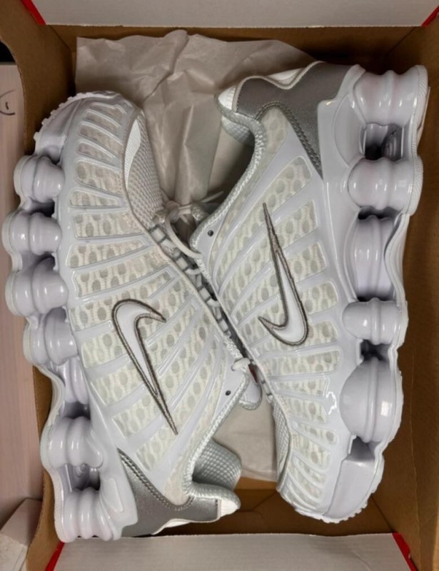 Nike Shox TL White metallic silver taille 45,5 2