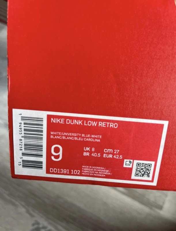 Nike Dunk unc 2
