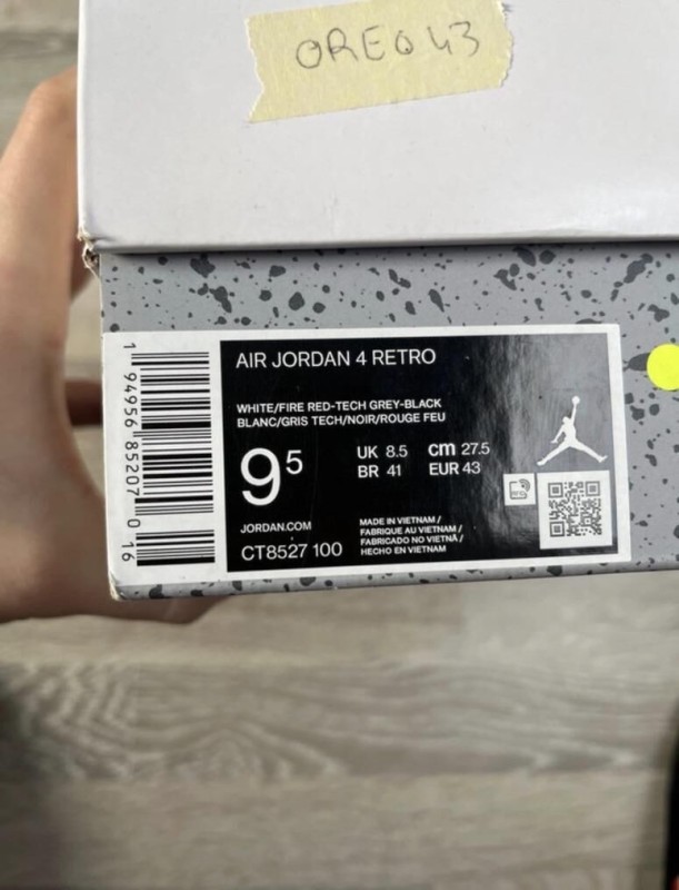 Jordan 4 oreo 2