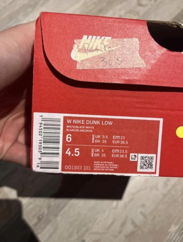 Nike Dunk low panda 2