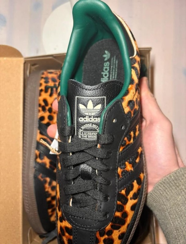 adidas samba OG black leopard taille 38 2