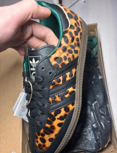 adidas samba OG black leopard taille 38