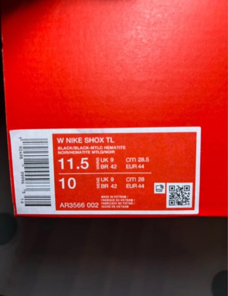Nike Shox TL black taille 44