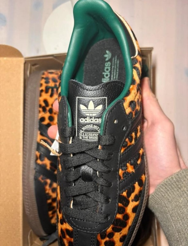 adidas samba og black green leopard taille 40 2