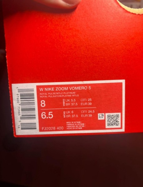 Nike Vomero 5 Royal pulse taille 39