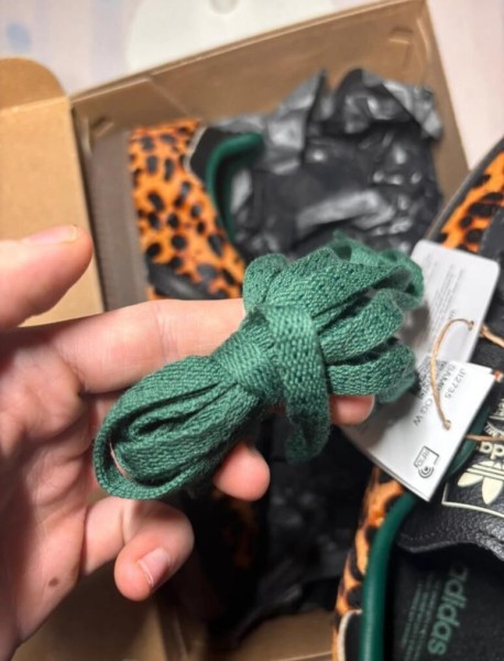 adidas samba og black green leopard taille 40
