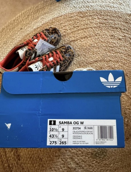 adidas samba leopard - taille 43