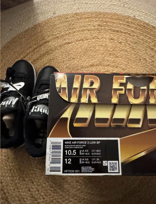 Nike Air Force 3 Black - Taille 44,5 2