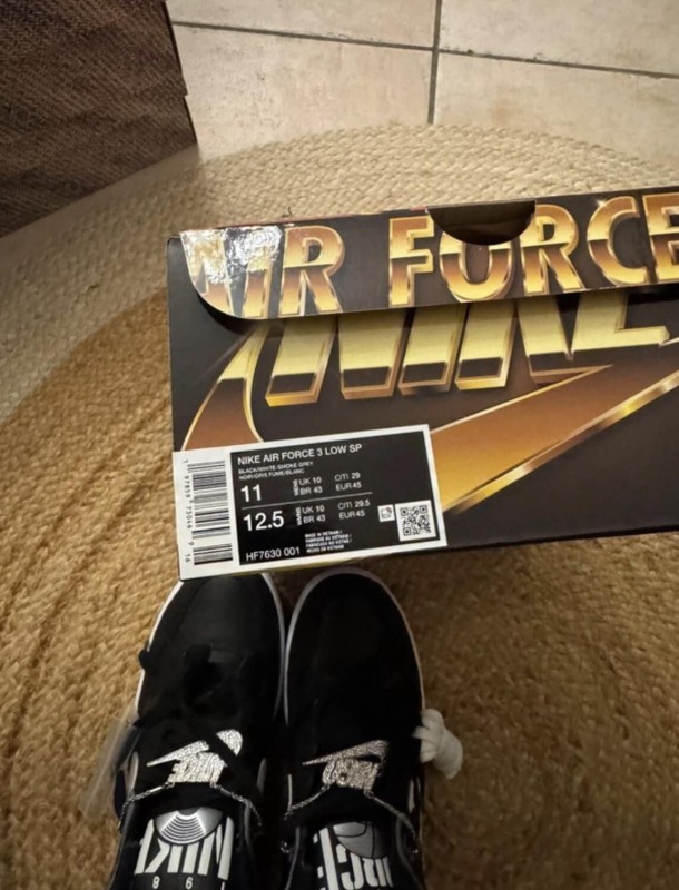 Nike Air Force 3 Black - Taille 45 2