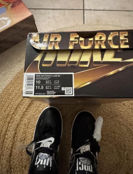 Nike Air Force 3 Black - Taille 44