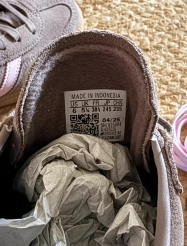 adidas handball spezial marron rose - Taille 38,5 2