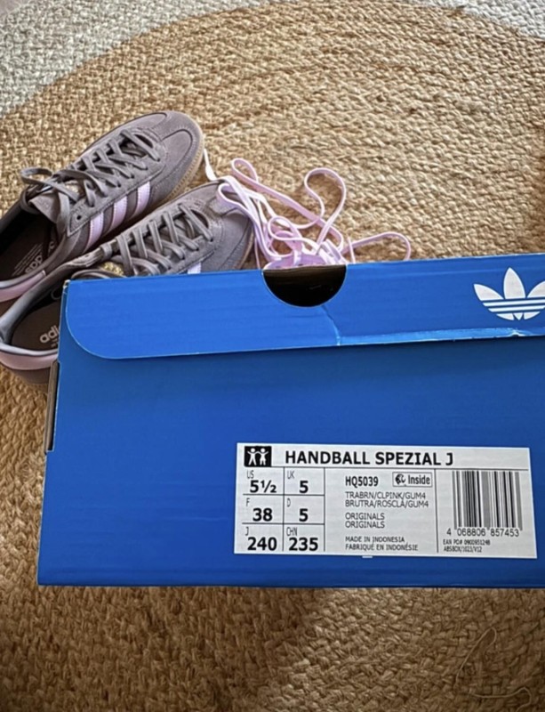 adidas handball spezial marron rose - Taille 38 2