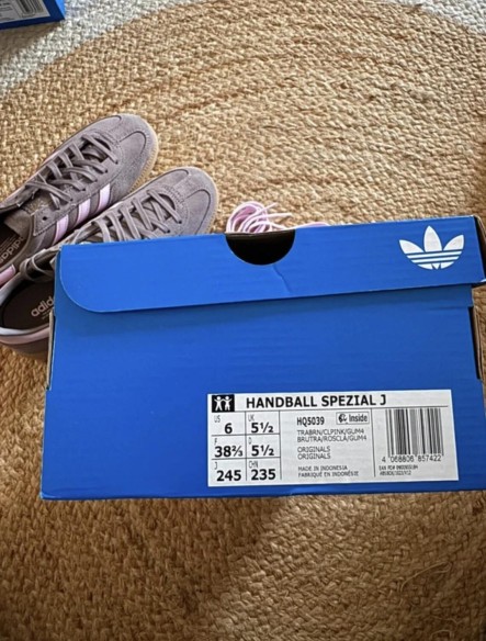 adidas handball spezial marron rose - Taille 38,5