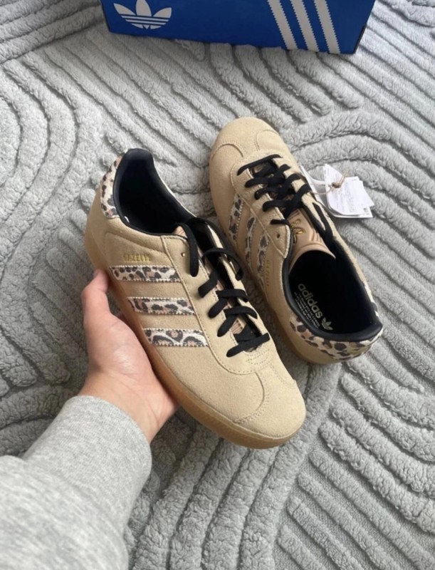 adidas gazelle indoor leopard cream beige - 38,5 2